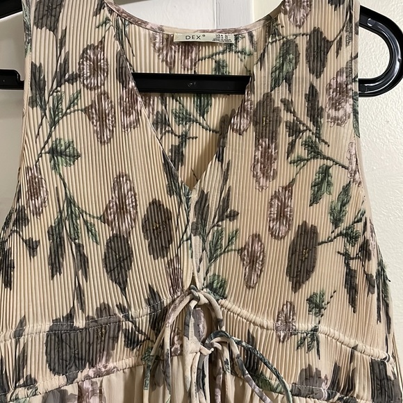 Dex Floral Maxi Dress Empire Waist - Picture 2 of 7